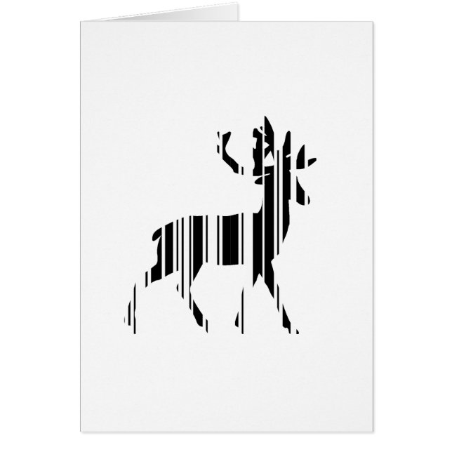 HERTEN BAR CODE Herten Barcode Patroon Ontwerp (Voorkant)