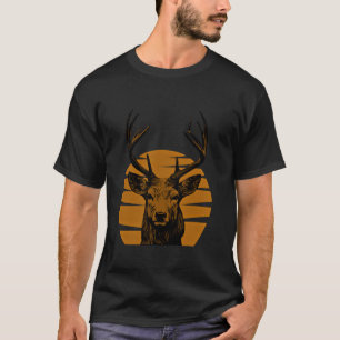Herten Bos Dierenportret Motief Jager Wildlife T-shirt