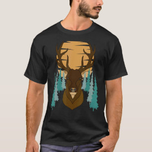 Herten Bos Jacht Dier Motif Imprint Hunter 1 T-shirt