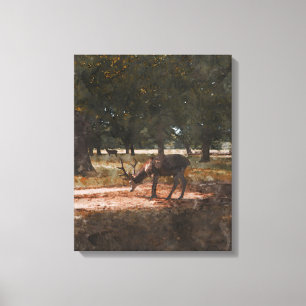 Herten Canvas Afdruk