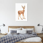 Herten Canvas Print (Insitu (Slaapkamer))