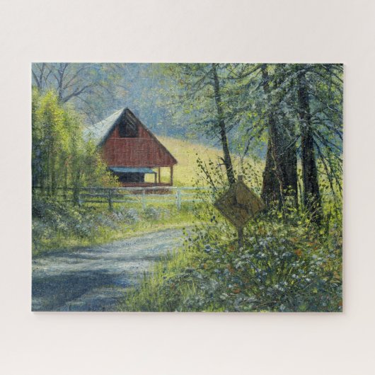 "Herten Crossing" puzzel Legpuzzel (Horizontaal)