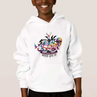 Herten Design Hoodie – Motiverend Nooit Opgeven