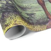 Herten familie  verjaardag cadeaupapier (Rol Hoek)