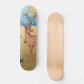 Herten in Bos  Dier Skateboard (Voorkant)