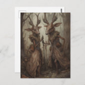 Herten in de Bossen Briefkaart (Voorkant / Achterkant)