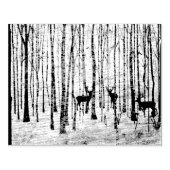 Herten in de Bossen Rubber Stamp Rubberstempel (Afrduk)