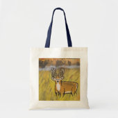 Herten in Herfst Art Canvas tas (Voorkant)