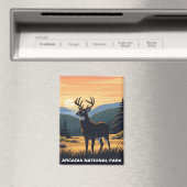 Herten in het Arcadia National Park Magneet (Insitu (Vaatwasser))