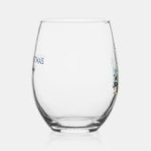 herten in het Bos Wijnglas Zonder Voet (Rechts)