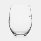 herten in het Bos Wijnglas Zonder Voet (Links)