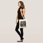 Herten in het bos, William Morris Tote Bag (Voorkant (model))