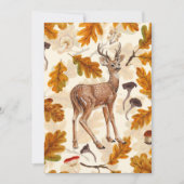 Herten in het herfstbos (Voorkant)