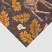 Herten in het herfstbos 2 tissuepapier (Detail)