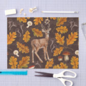 Herten in het herfstbos 2 tissuepapier (Craft)