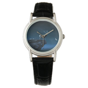Herten in het maanlicht horloge