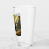 Herten in het ochtendbos glas (Links)