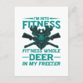 Herten in mijn vriezer - jachtliefhebber informatiekaartje (Achterkant)