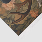 Herten in pak, Pet met bloemen 1 Decoupage papier (Detail)