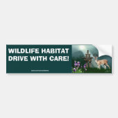 Herten & Inukshuk Wilderness Safety Bumpersticker (Voorkant)