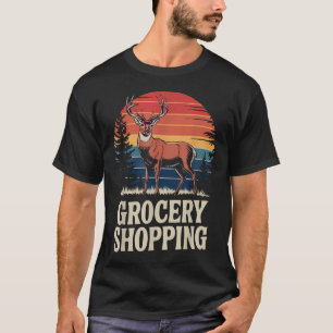 Herten jacht kunst voor bok herten jager herten t-shirt