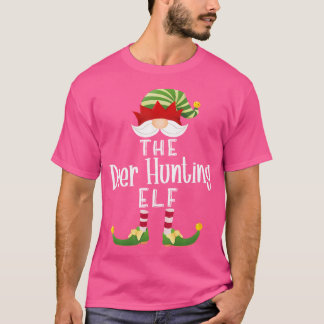Herten Jagen Elf Groep Kerst Grappig Feest T-shirt