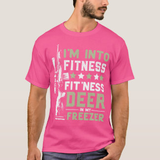 Herten jagen Ik ben in fitness herten in mijn F T-shirt