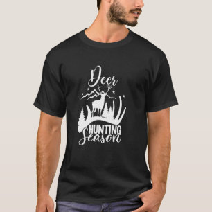 Herten jagen outdoor enthousiasteling jachtseizoen t-shirt