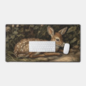 Herten, jong whitetail Fawn Resting, William Morri Bureaumat (Keyboard & Muis)