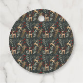 Herten Kerstcadeau Label Scandi Vakantie Label Nor (Achterkant)