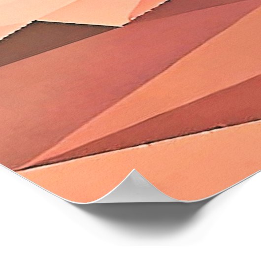 Herten klein polykunst ontwerp poster (Hoek)