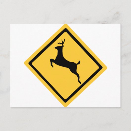 Herten kruising symbool briefkaart (Voorkant)