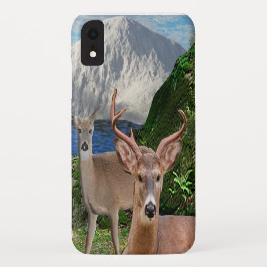 Herten kunst Case-Mate iPhone case (Achterkant)