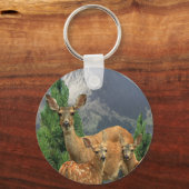 Herten kunst sleutelhanger (Voorkant)