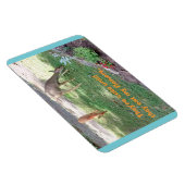 Herten Leuk Tot Eet Bloemen Horizontaal 4x6 Magnee Magneet (Rechterzijde)