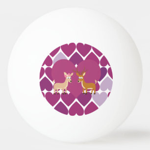 Herten Liefde Pingpongballen