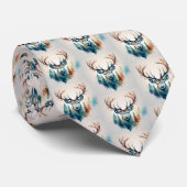 Herten met gewei en bos stropdas (Opgerold)