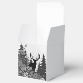 Herten met groot rek uit het bos bedankdoosjes (Geopend)