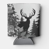 Herten met groot rek uit het bos blikjeskoeler (Voorkant)