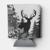 Herten met groot rek uit het bos blikjeskoeler (Achterkant)