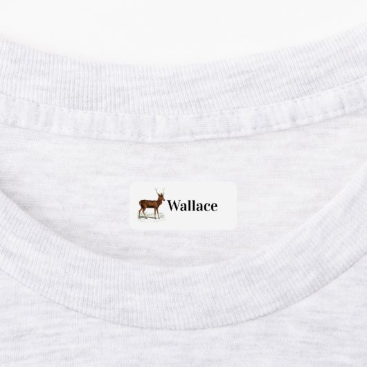  herten met Jouw naam Labels (Aangebracht)