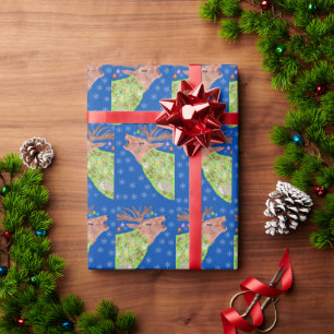 Herten Natuur Kerstmis Cadeaupapier