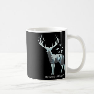 Herten - Natuurlijke Bos Dier - Behoud & Kamp; Pro Koffiemok