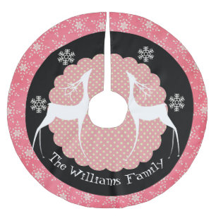 Herten, Stip, en de Sneeuwvlokken Kerstboom Rok