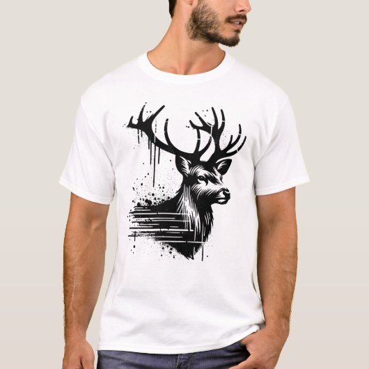 Herten T-shirt (Voorkant)
