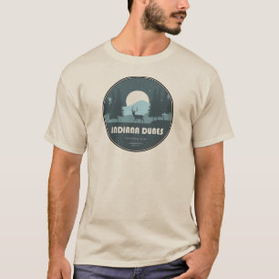 Herten van het Indiana Dunes National Park T-shirt