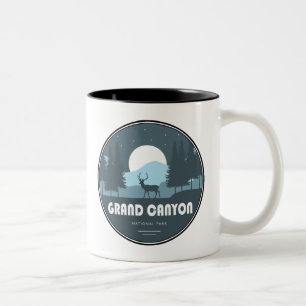 Herten van het Nationaal Park Grand Canyon Tweekleurige Koffiemok