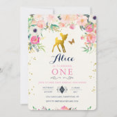 Herten Verjaardag Uitnodiging (Voorkant)