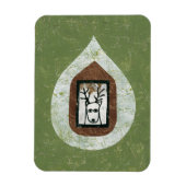 Herten wachten op u om koelkastmagneet te verlaten magneet (Verticaal)