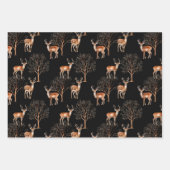 Herten Wildlife Rustiek Inpakpapier Vel (Voorkant 3)